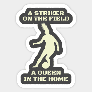 Soccer Women Sticker